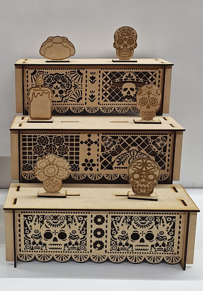 Altar Día De Muertos 30x30x30