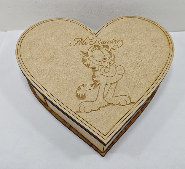 Caja Corazón Garfield