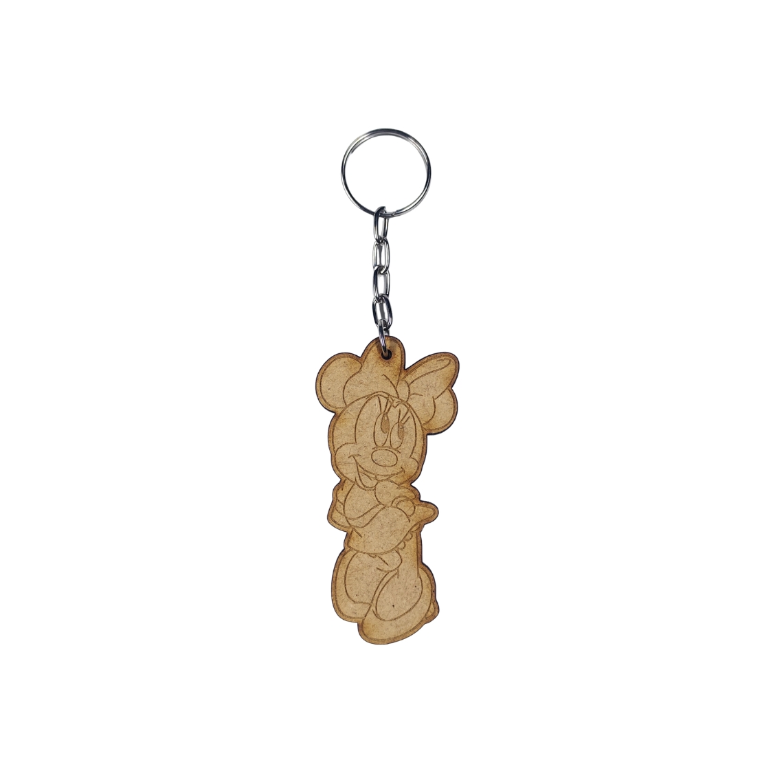Llavero de mdf grabado - Minnie