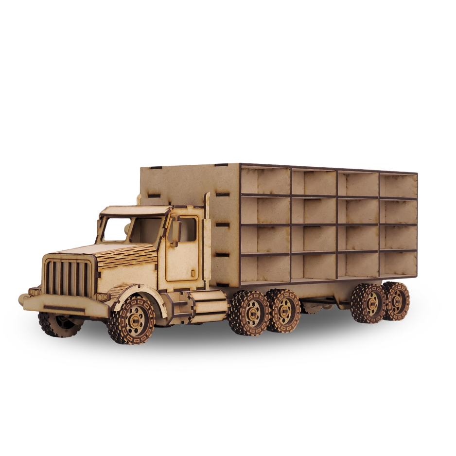 Trailer Organizador para 32 Carritos a Escala 1:64